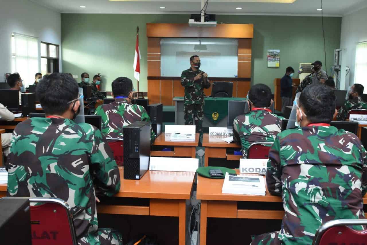 Srenaad Selenggarakan Bimbingan Teknis Aplikasi Sisforen TNI AD TA 2021