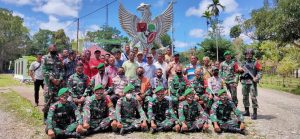 Kunjungi Desa Dafala, Dansatgas Pamtas Yonif 742 Pastikan Siap Bantu Kebutuhan Warga