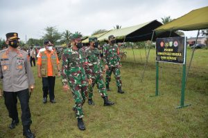 Puncak LKO, Kodam II/Swj dan Koopsau I Gelar Latihan Aplikasi Penanggulangan Karhutla