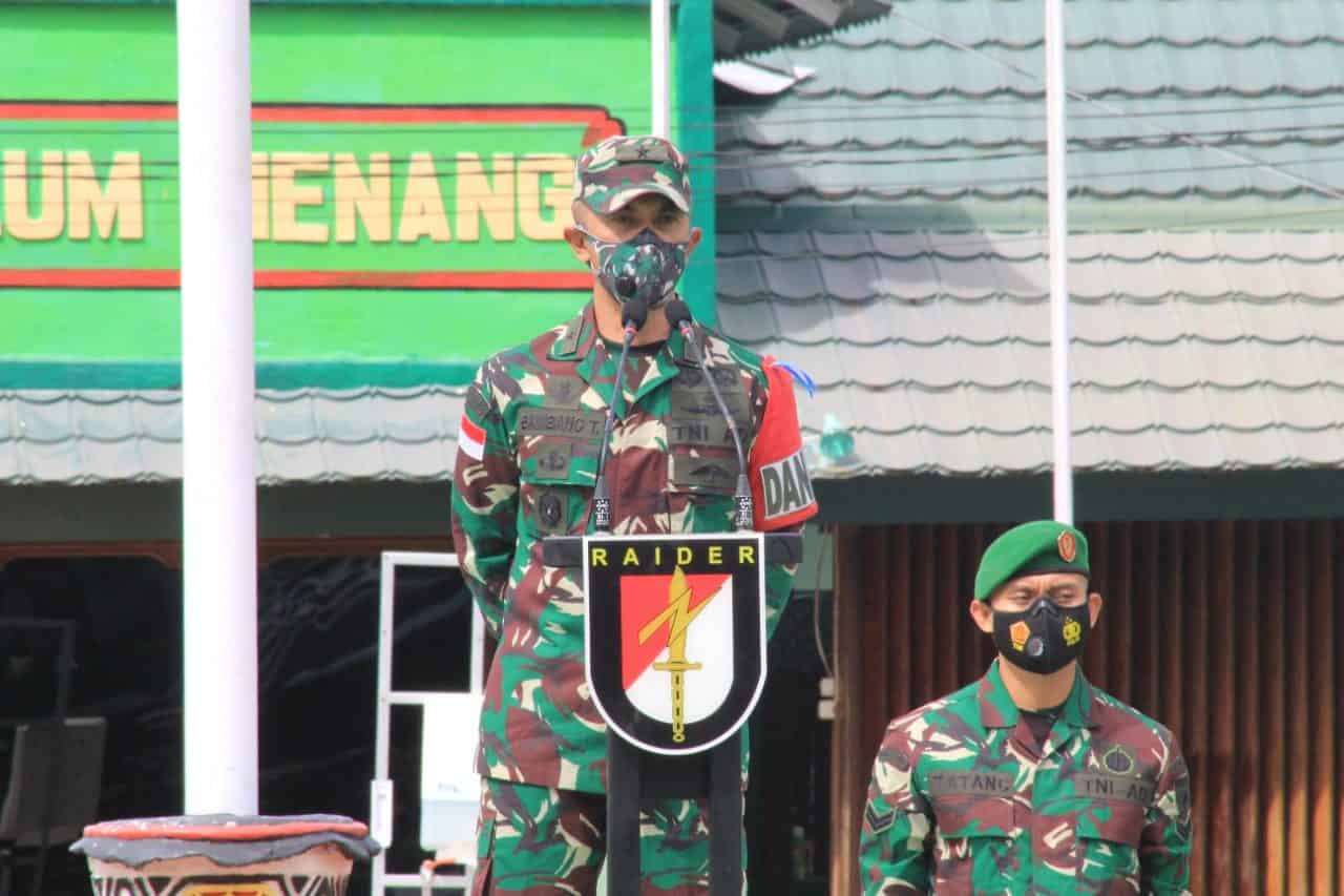 Kasdam XVII/Cenderawasih Buka Latihan Pra Tugas Yonif RK 751/VJS