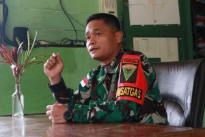 Cek Prajuritnya, Dansatgas Yonif 403 Kunjungi Pos Bompay di Distrik Waris