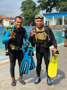 Pelatihan Dasar Scuba Diving Disjasad