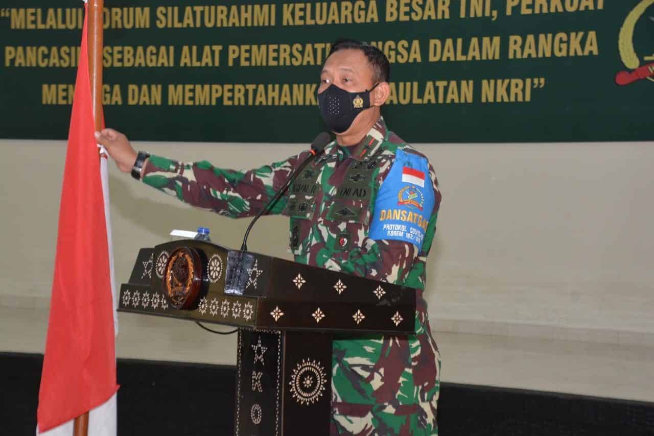 Wujudkan Kesamaan Visi dan Misi, Korem 162/WB Gelar Komsos Dengan KBT