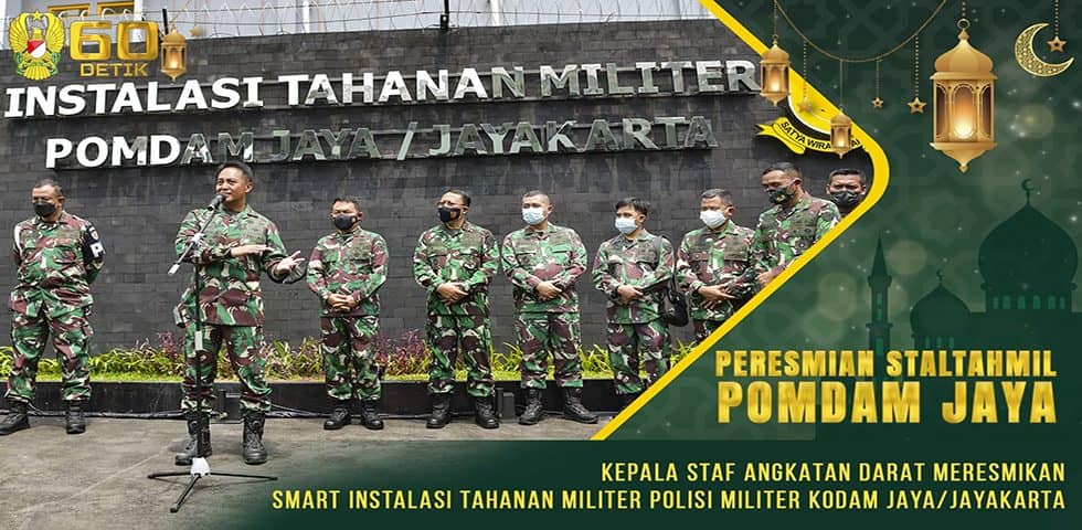 Kasad Meresmikan Smart Instalasi Tahanan Militer Polisi Militer Kodam Jaya⁣