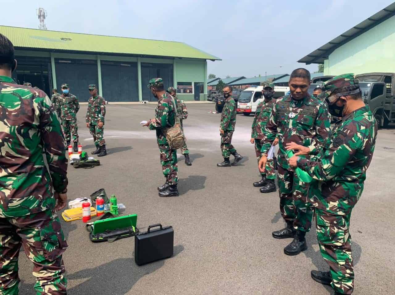 Dislaikad Tinjau Pemeriksaan Kelaikan Alutsista Yonarhanud 10/ABC