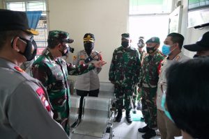 Pangdam II/Swj dan Kapolda Sumsel Cek Kesiapan Posko PPKM Mikro