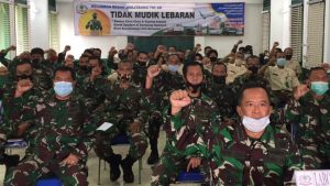 Dukung Program Pemerintah, Kadislitbangad Gelar Sosialisasi Larangan Mudik