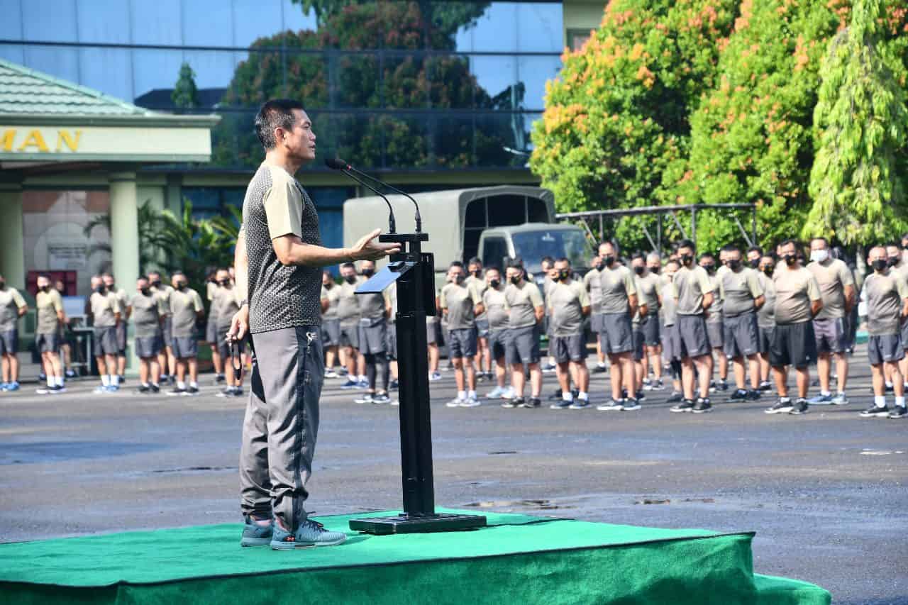 Usai Libur Idul Fitri, Pangdam II/Swj Pimpin Apel Bersama