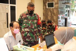 Kodam II/Swj Laksanakan Vaksinasi Covid-19 Bagi Purnawirawan, Istri Purnawirawan dan Warakawuri TNI AD
