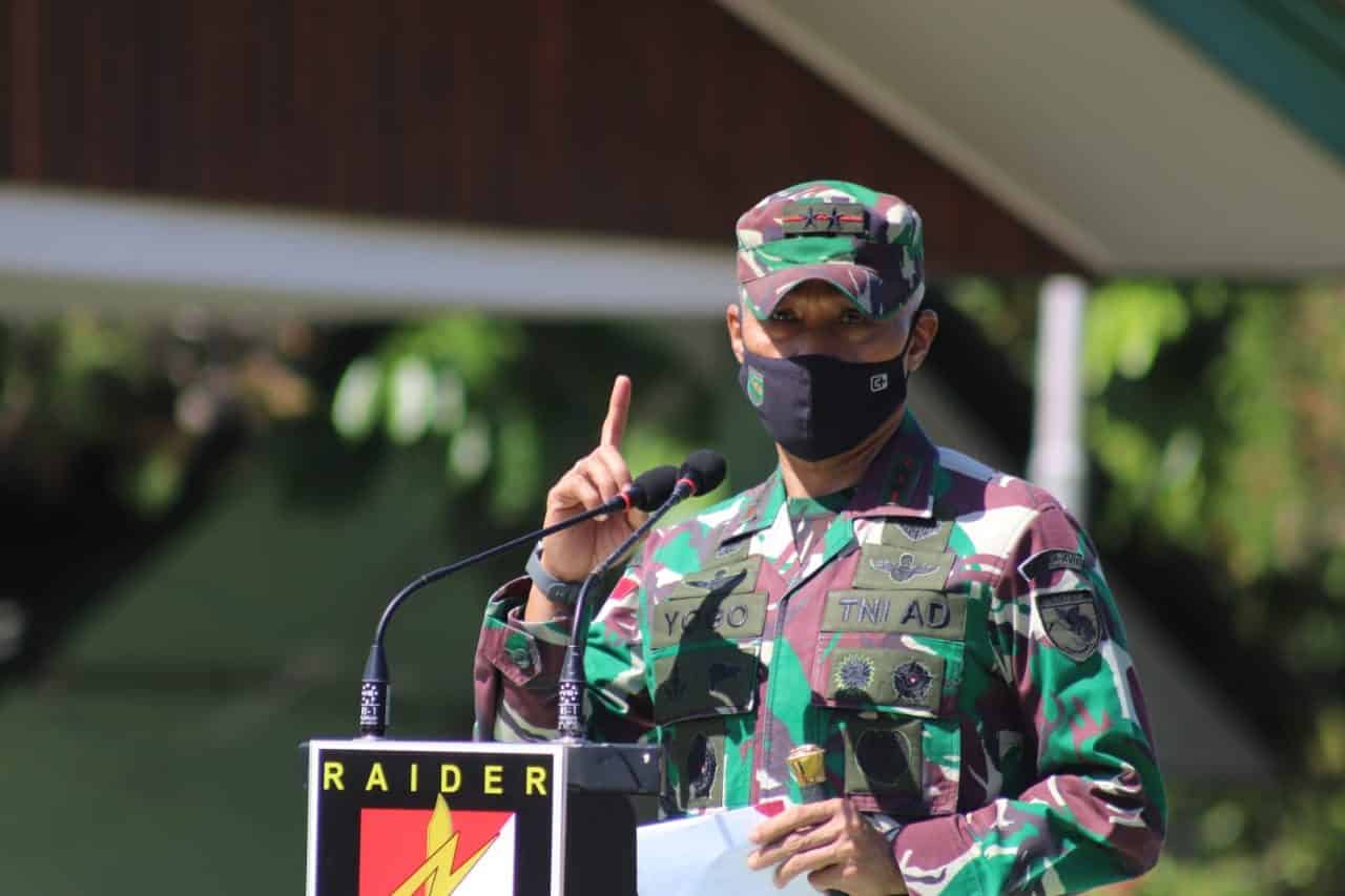 Pangdam XVII/Cenderawasih Pimpin Pemeriksaan Kesiapan Tugas Operasi Yonif 751/VJS