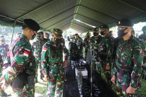 Pangdam XVII/Cenderawasih Pimpin Pemeriksaan Kesiapan Tugas Operasi Yonif 751/VJS