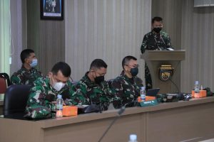 Kasdam I/BB Buka Entry Briefing Tim Dalproggar TNI AD TA 2021