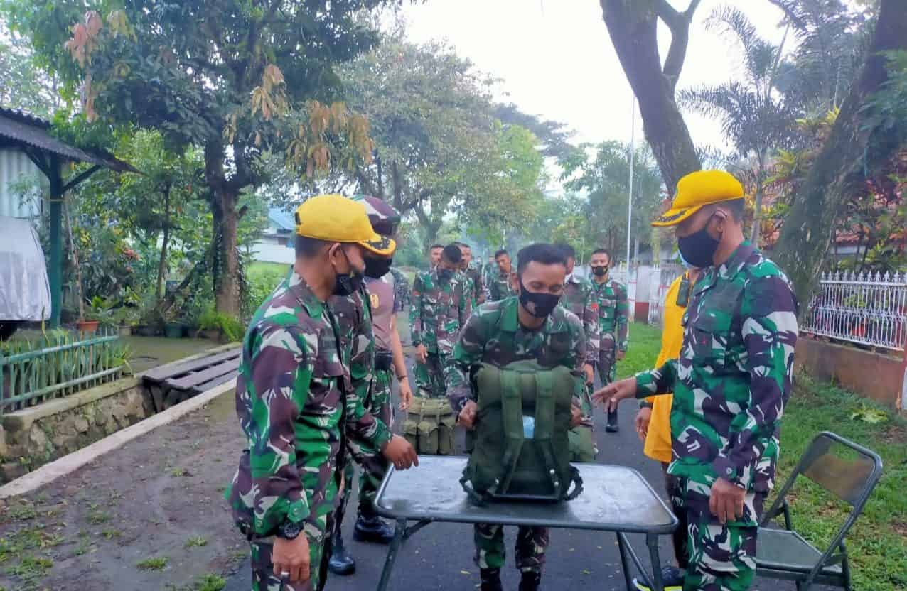 Kadisjasad Tinjau USJM Tingkat Regu Yonif 721/Makassar