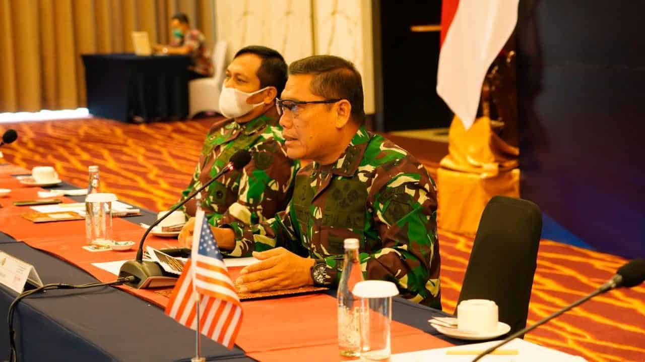 Dankodiklatad Tinjau Final Planning Conference TNI AD – US Army Dalam Rangka Penyiapan Latma Garuda Shield – 15/2021