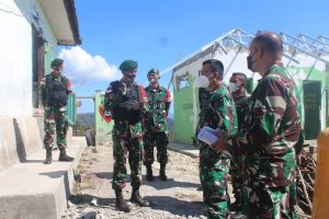 Tim Dalproggar TNI AD Kunjungi Satgas Yonarmed 6/3 di NTT