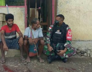 Melalui Komsos, Satgas Yonif 512/QY, Bangun Suasana Kondusif di Perbatasan Papua