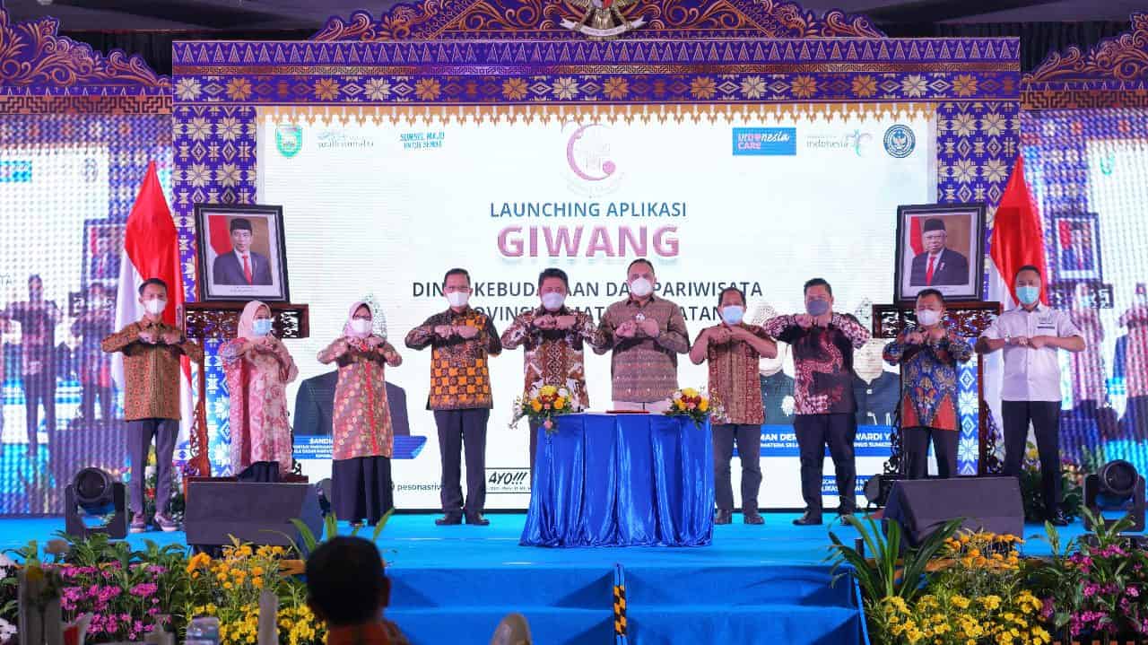 Kapendam II/ Swj Hadiri Launching Aplikasi Giwang