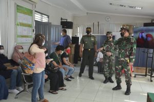 Dukung 1 Juta Vaksin, Danrem 061/SK Pantau Serbuan Vaksinasi di RS. Salak Bogor