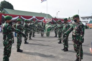 Puncak Peringatan HUT ke-40, Korem 044/Gapo Wisuda 77 Purnawira Prajurit TNI