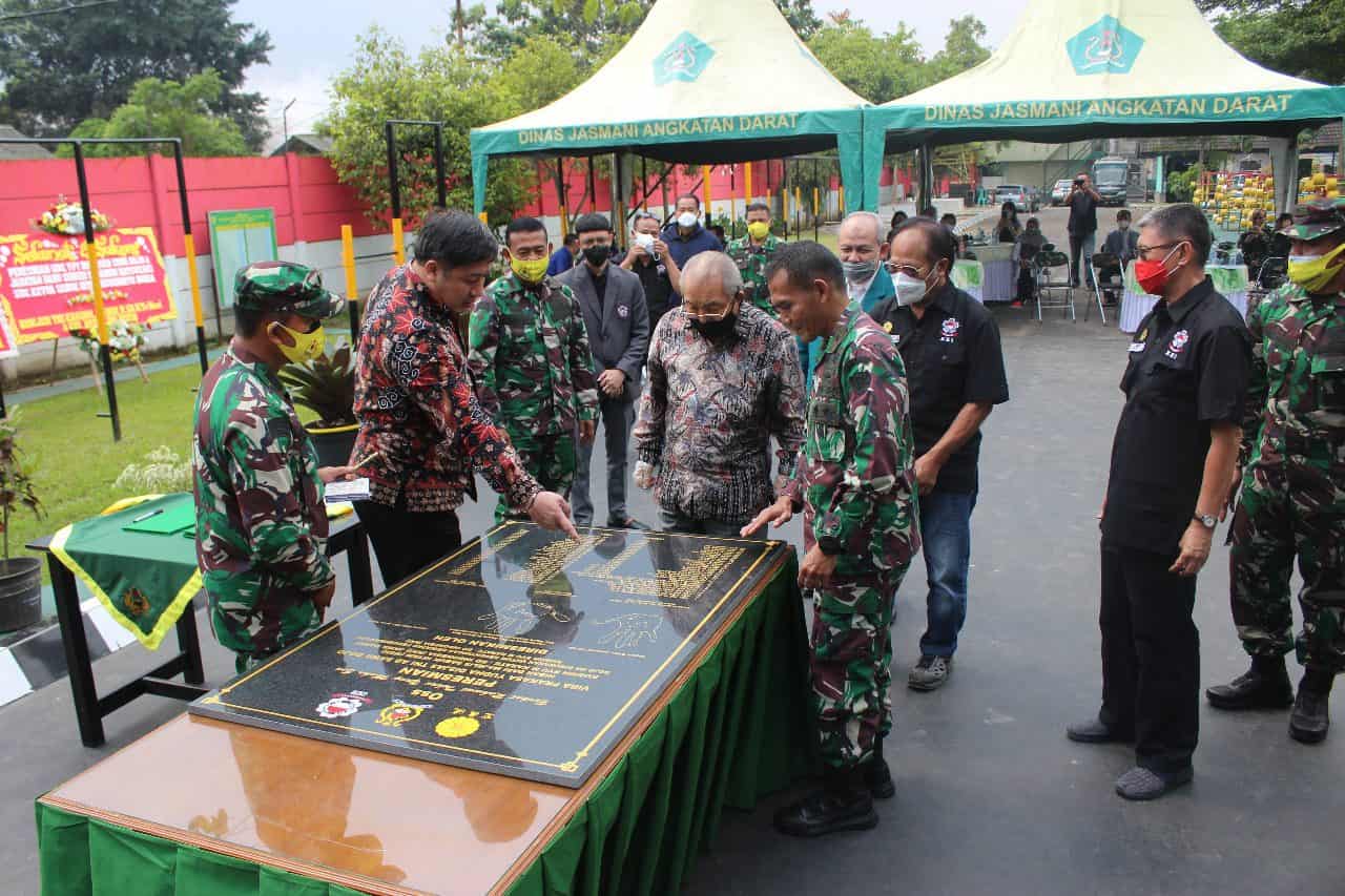 Kadisjasad Resmikan Gedung Dojo Karate Vira Prakasa Yudha Disjasad TNI AD Sawa Dojo