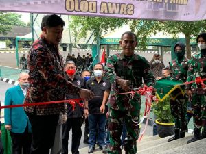 Kadisjasad Resmikan Gedung Dojo Karate Vira Prakasa Yudha Disjasad TNI AD Sawa Dojo