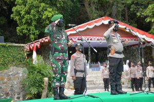 Pangdam I/BB dan Kapoldasu; Tutup Latihan dan Tradisi Pembaretan Prajurit Yudha Wastu Pramukha