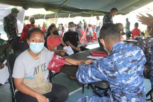 Sinergitas TNI – Polri Beraama Instansi Terkait Gelar Serbuan Vaksinasi