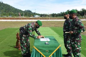 Pangdam XVIII/Kasuari Pimpin Serah Terima Jabatan Danyonif 761/KA