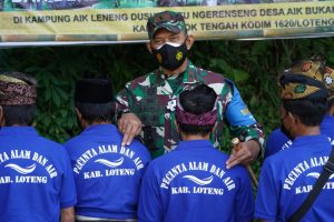 Danrem 162 Launching Tahap II Pompa Hidram di Lombok Tengah