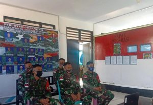 Satgas Yonarmed 6/3 Gelar Vicon Apel Jajaran Danpos