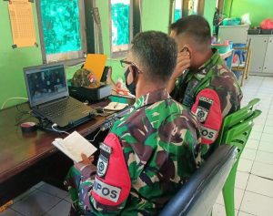 Satgas Yonarmed 6/3 Gelar Vicon Apel Jajaran Danpos