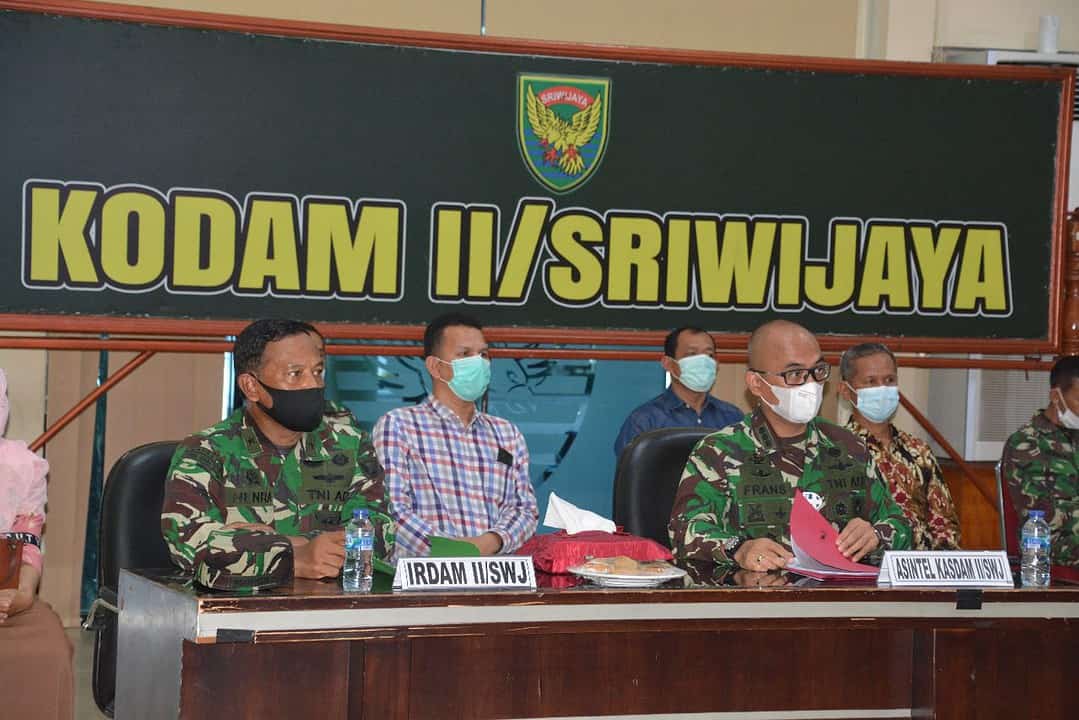 Pangdam II/Sriwijaya Ikuti Arahan Kasad Kepada Orang Tua/Wali Catar Akmil TA 2021