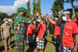 Apel Siaga Tiga Pilar, Danrem 162/WB Pastikan Kesiapan PPKM Darurat di Mataram