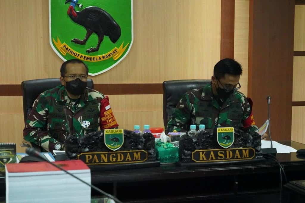 Bentuk Kogasgabpad, Kodam XVIII/Kasuari Bergerak Cepat Bantu Pemda Atasi Pandemi Covid-19