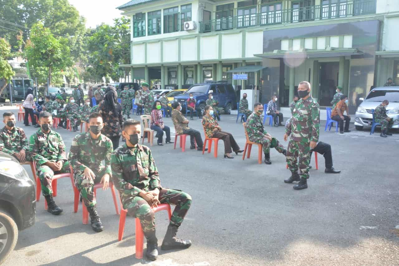 Kodam I/BB Terus Tingkatkan Deteksi Penyebaran Covid Dengan Swab Antigen