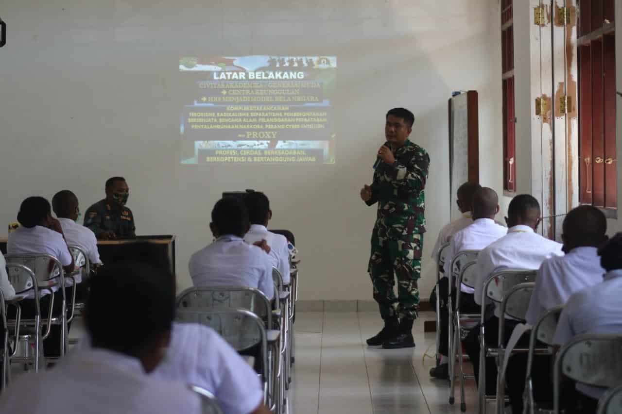 Bangun Semangat Bela Negara, Dandim 1709/Yawa Bekali Mahasiswa Wawasan Kebangsaan