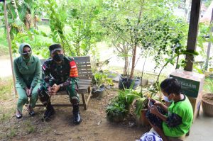 Dandim Kubar Cek Langsung Kondisi Alviano, Anak Sebatang Kara Usai Orang Tua Meninggal Karena Covid-19