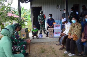 Dandim Kubar Cek Langsung Kondisi Alviano, Anak Sebatang Kara Usai Orang Tua Meninggal Karena Covid-19