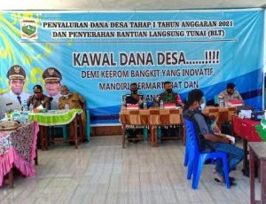 Amankan Penyaluran Dana Desa di Papua, Satgas Yonif 512/QY Imbau Masyarakat Patuhi Protokol Kesehatan