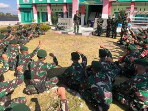 Danpussenarmed Kunjungi Satgas Pamtas RI-RDTL Yonarmed 6/3 Kostrad di NTT