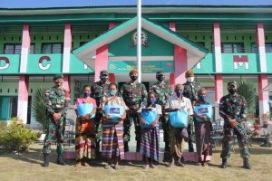 Danpussenarmed Kunjungi Satgas Pamtas RI-RDTL Yonarmed 6/3 Kostrad di NTT