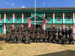 Danpussenarmed Kunjungi Satgas Pamtas RI-RDTL Yonarmed 6/3 Kostrad di NTT