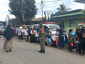 Dukung Kegiatan Pemerintah, Kodim 1710/Mimika Lanjutkan Vaksinasi Covid – 19