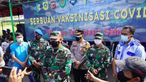 Jemput Bola, Upaya Danrem 061/SK Terjun ke Desa Percepatan Vaksinasi Covid-19