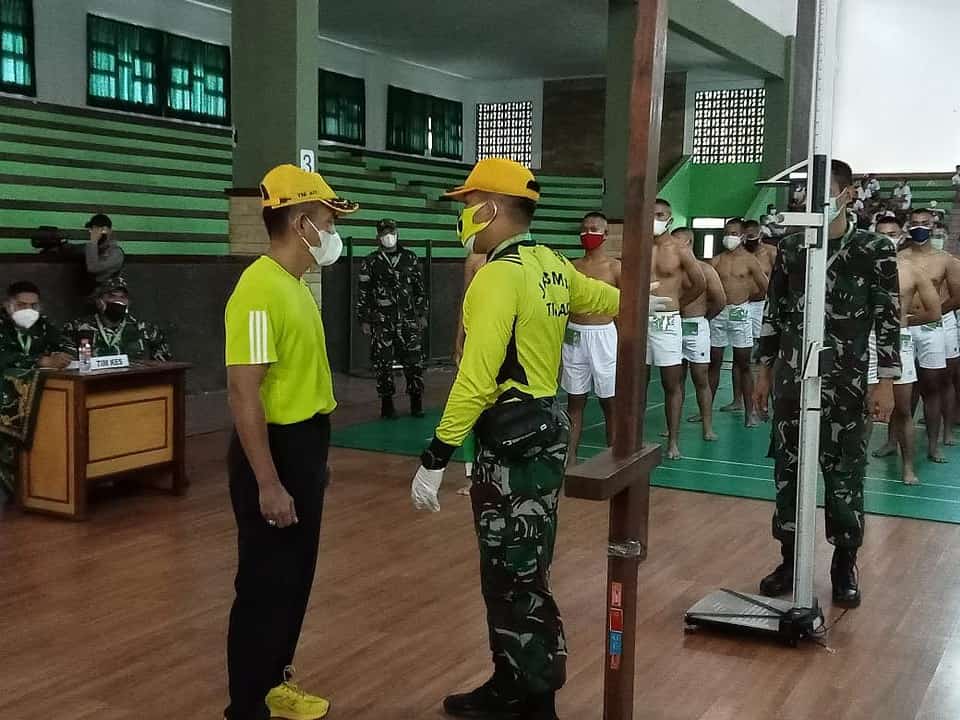 Tinjau Seleksi Bidang Jasmani Calon Taruna Akmil, Kadisjasad Evaluasi Pelaksanaan Seleksi
