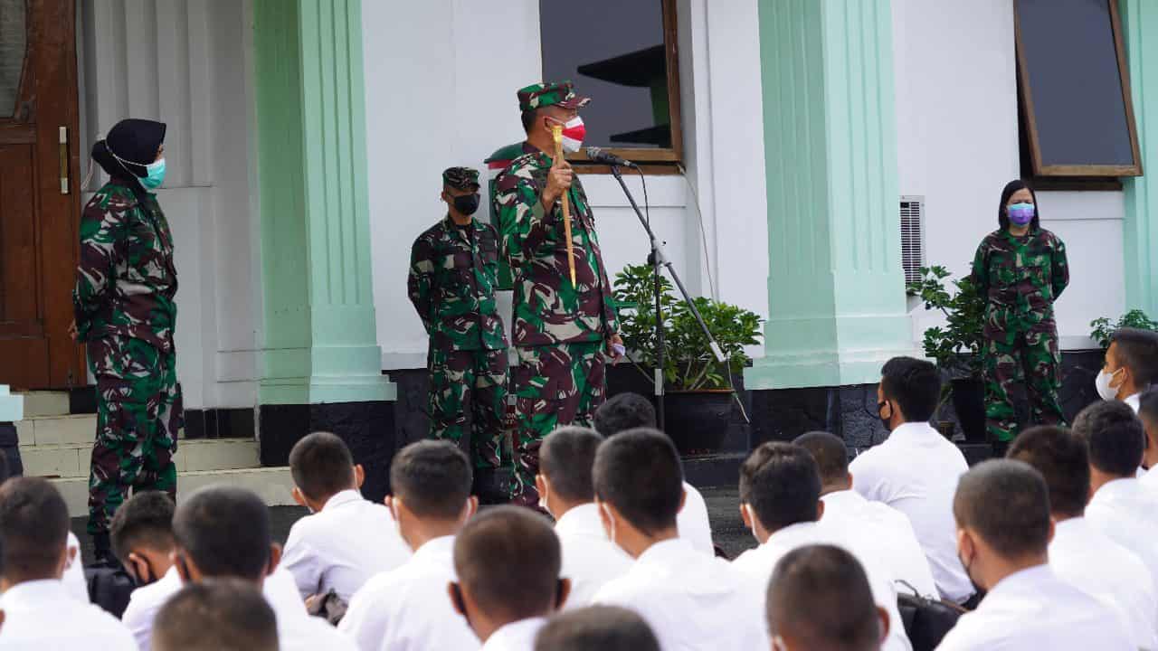 718 Orang Calon Bintara TNI AD TA 2021 Terima Arahan dan Pesan Danrem 061/ SK