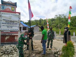 Sambut HUT Kemerdekaan RI, TNI Bersama Warga Merah Putih kan Papua