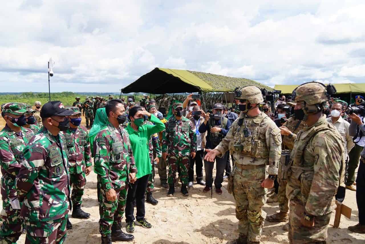 Kasad Meninjau Latma Garuda Shield Ke-15 di Amborawang