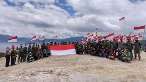 Sambut HUT Ke-76 RI, Pangdam XVIII/Kasuari Pimpin Touring Merah Putih