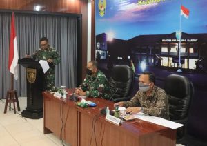 Dalam Penanganan Covid – 19 di Papua, Kodam XVII/Cenderawasih Terima Tim Lintas Kedeputian KSP